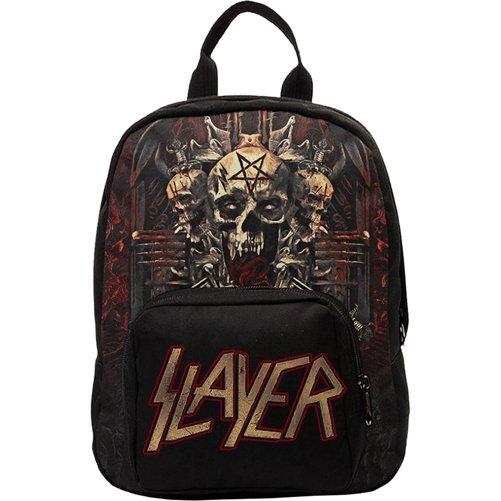 Black-Red - Front - Slayer Altar Of Sacrifice Mini Backpack