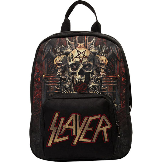 Black-Red - Front - Slayer Altar Of Sacrifice Mini Backpack