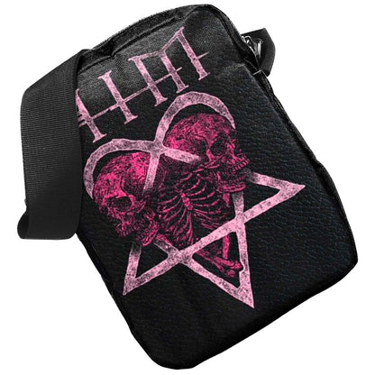 Black - Back - Him Logo Crossbody Bag
