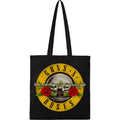 Black - Front - Guns N Roses Logo Cotton Tote Bag