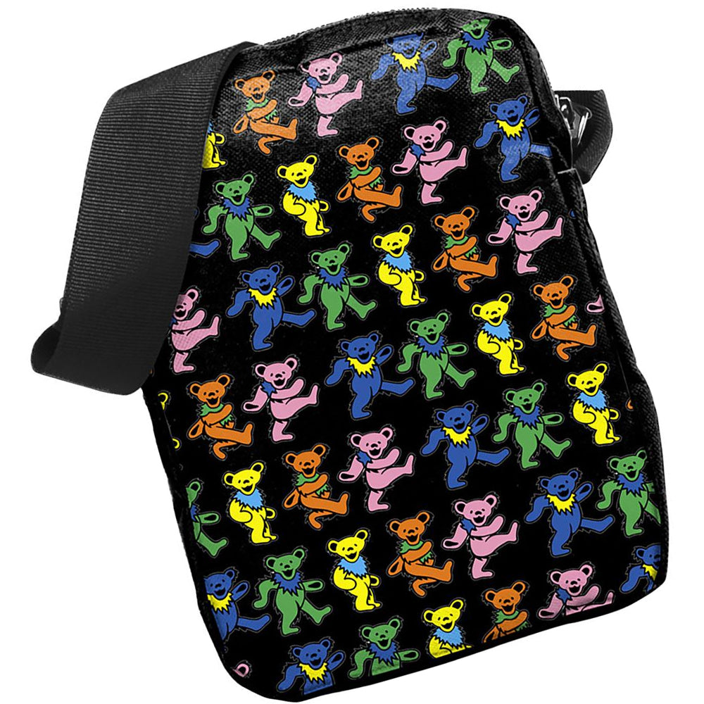 Black - Back - Grateful Dead Dancing Bears Crossbody Bag