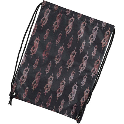 Black - Back - Slipknot Rusty Drawstring Bag