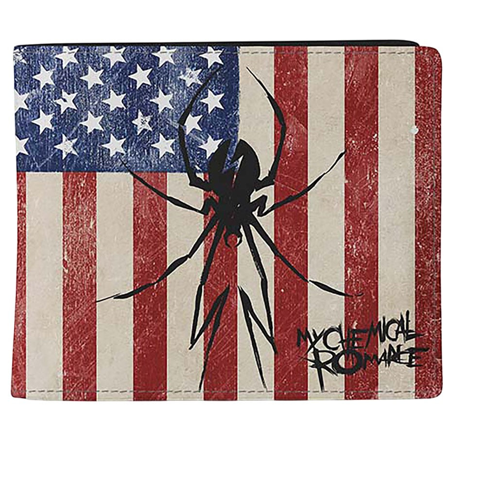 Red-White-Blue - Front - My Chemical Romance USA Spider Wallet