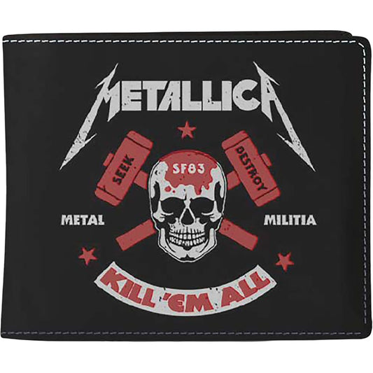 Black-Red-White - Front - Metallica Kill Em All 2 Wallet