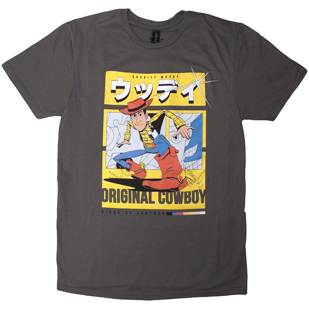 Charcoal Grey - Front - Toy Story Unisex Adult Original Cowboy T-Shirt