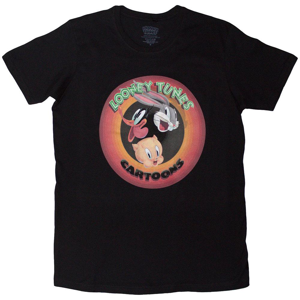 Black - Front - Looney Tunes Unisex Adult Cartoon T-Shirt
