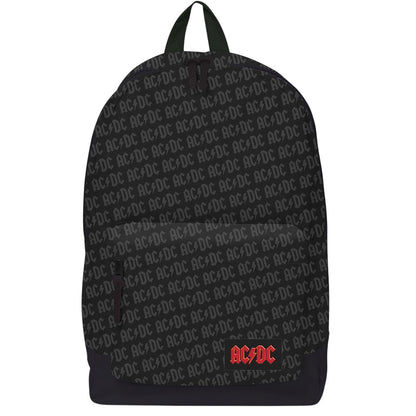 Black - Front - AC-DC Riff Raff Backpack