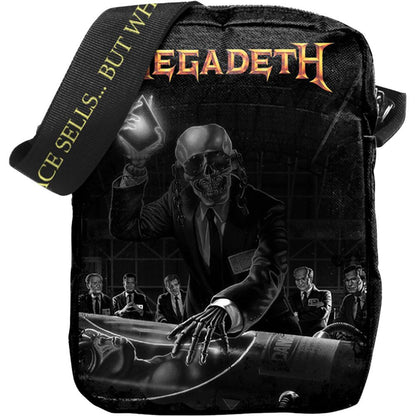 Black - Front - Megadeth Peace Sells Crossbody Bag