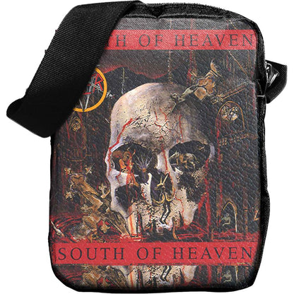 Black-Red - Front - Slayer South Of Heaven Crossbody Bag
