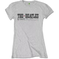 Grey - Front - The Beatles Womens-Ladies Budokan Track List T-Shirt