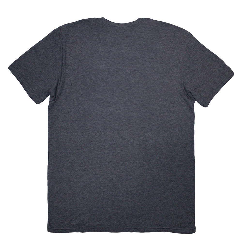 Navy Blue - Back - Oasis Unisex Adult Globe Logo T-Shirt