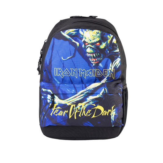 Black-Blue - Front - Iron Maiden Fear Of The Dark Backpack