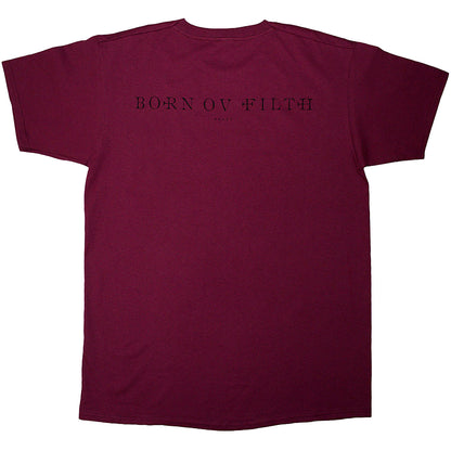 Red - Back - Behemoth Unisex Adult The Shit Ov God Cover Back Print T-Shirt