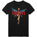 Black - Front - Nirvana Unisex Adult Angelic T-Shirt