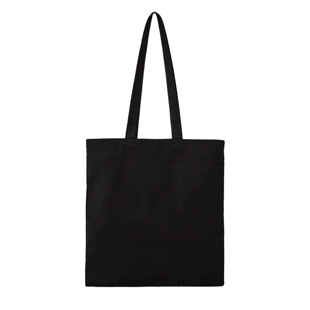 Black - Back - AC-DC PWR-UP Cotton Tote Bag