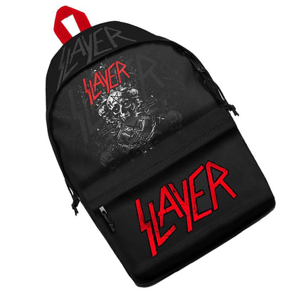 Black - Back - Slayer Skulls Backpack