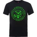Black - Front - Ramones Unisex Adult Names Seal T-Shirt