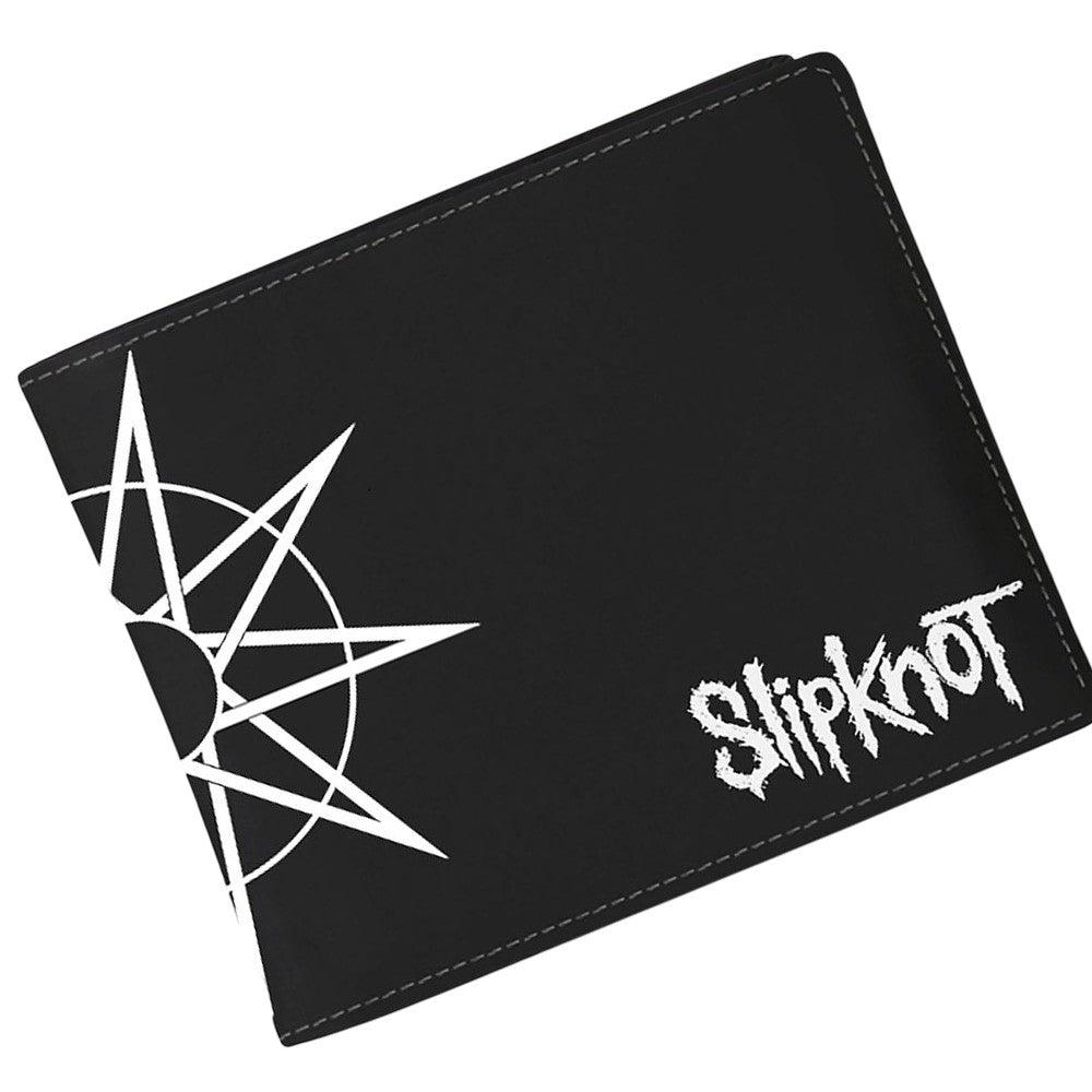 Black-White - Back - Slipknot Wanyk Star Wallet