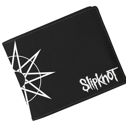 Black-White - Back - Slipknot Wanyk Star Wallet