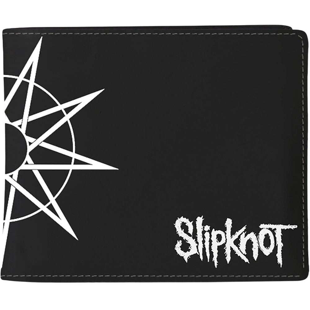 Black-White - Front - Slipknot Wanyk Star Wallet