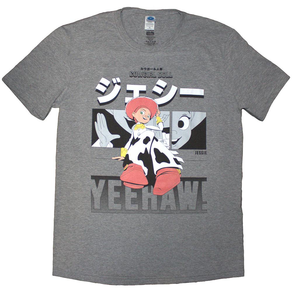 Grey - Front - Toy Story Unisex Adult Yeehaw Jessie T-Shirt