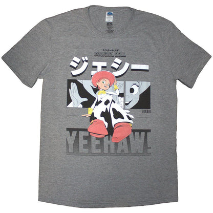 Grey - Front - Toy Story Unisex Adult Yeehaw Jessie T-Shirt