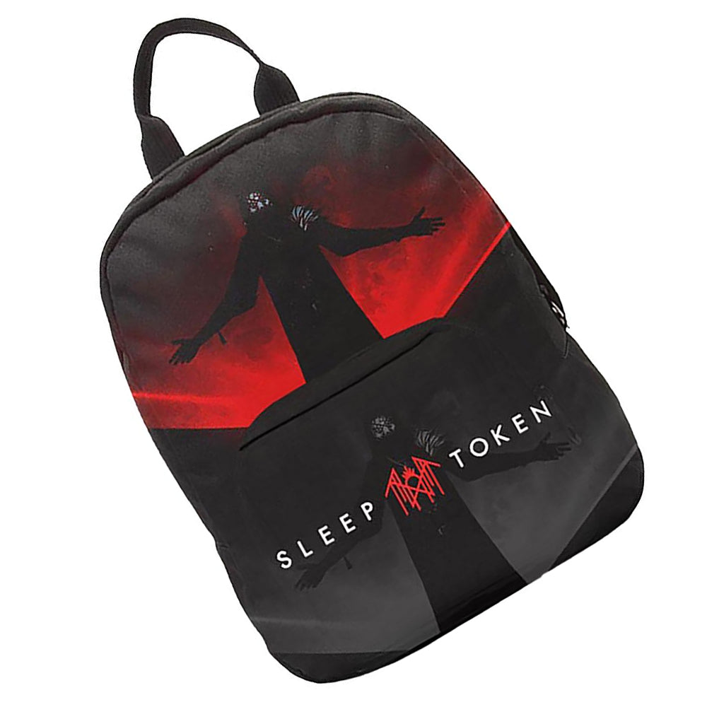 Black-Red - Back - Sleep Token Red Light Mini Backpack