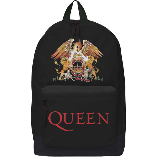 Black - Front - Queen Crest Backpack