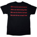 Black - Back - Venom Unisex Adult Black Metal Back Print T-Shirt