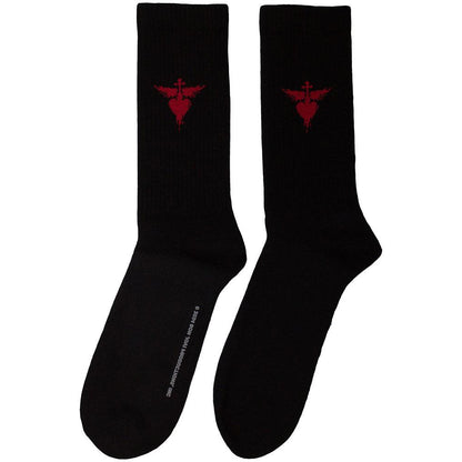 Black - Back - Bon Jovi Unisex Adult Terrycloth Socks