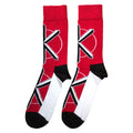 Red-White-Black - Back - Dead Kennedys Unisex Adult Logo Socks