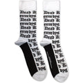 White - Front - Dead Kennedys Unisex Adult Gothic Logo Socks