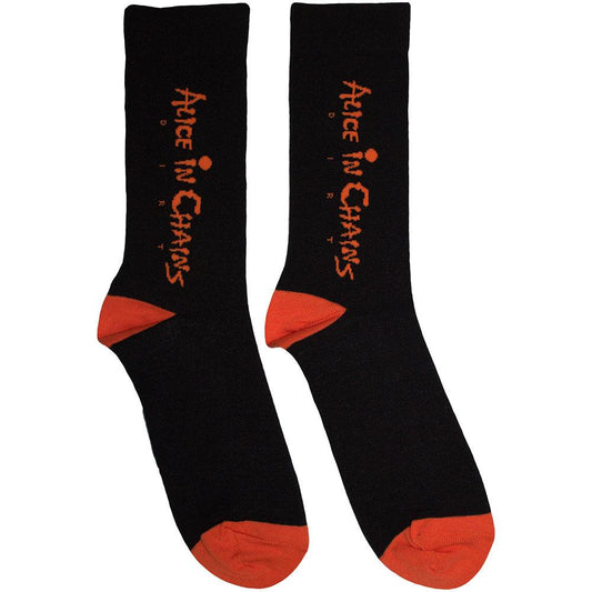 Black - Front - Alice In Chains Unisex Adult Logo Socks