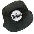 Black - Back - The Beatles Unisex Adult Drum Logo Bucket Hat