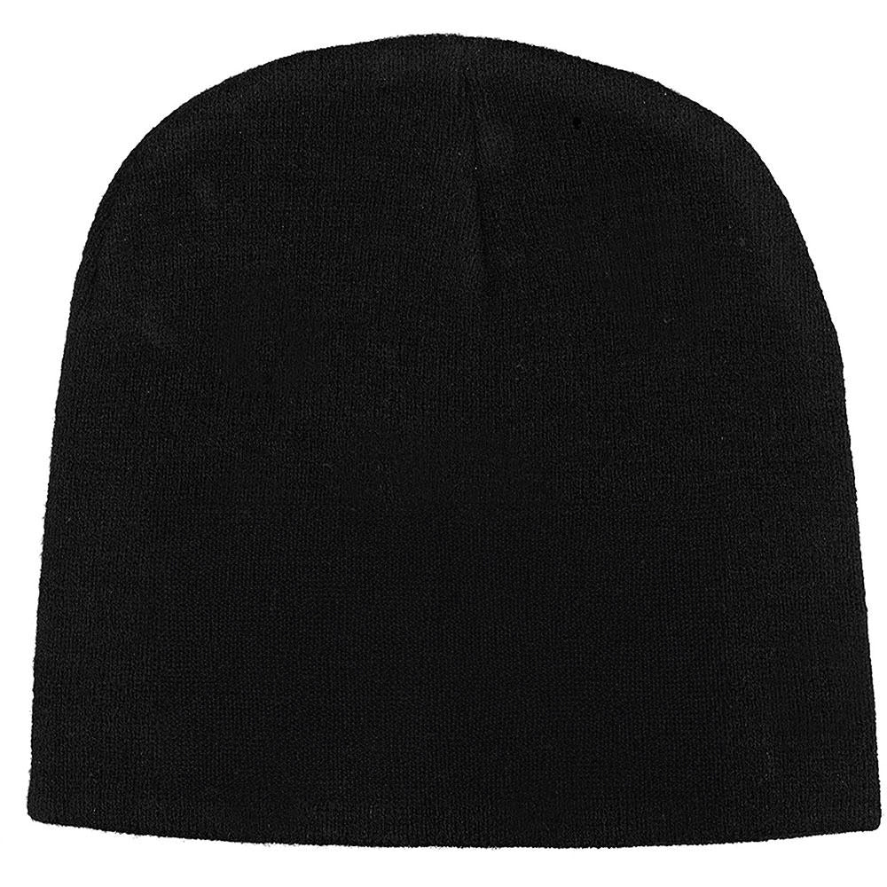 Black-Red - Back - The Offspring Unisex Adult Skull Logo Beanie