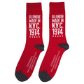 Red-White-Black - Back - Blondie Unisex Adult Made In NYC ´74 Socks