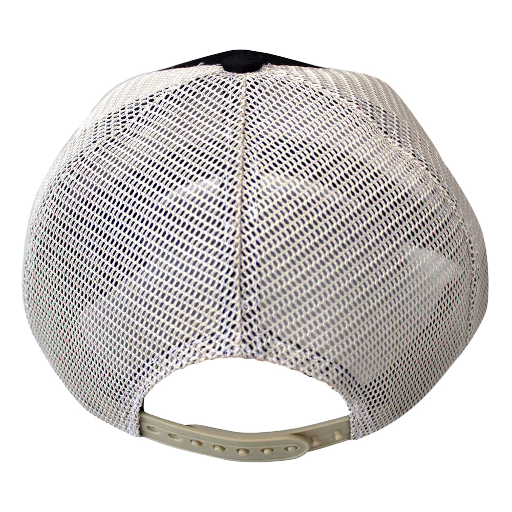 Black-Natural - Back - The Rolling Stones Unisex Adult Logo Mesh Back 70s Trucker Cap