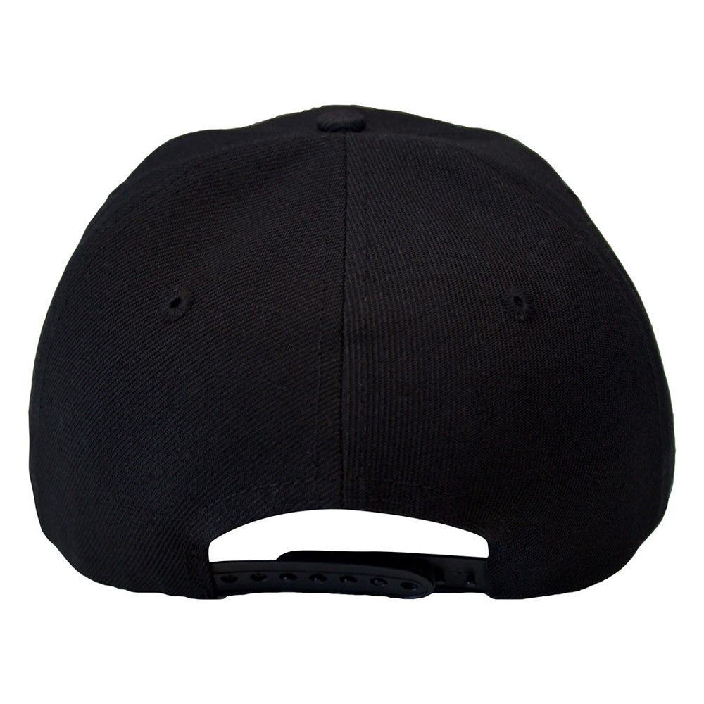 Black - Back - Social Distortion Unisex Adult Fullerton Skelly Snapback Cap
