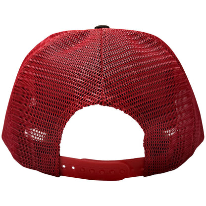 Black-Red - Back - Pantera Unisex Adult Patch Mesh Back Trucker Cap