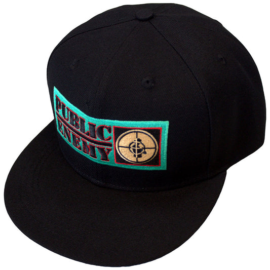 Black - Front - Public Enemy Unisex Adult It Takes A Nation Embroidered Snapback Cap