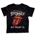 Black - Front - The Rolling Stones Childrens-Kids US Tour ´78 T-Shirt