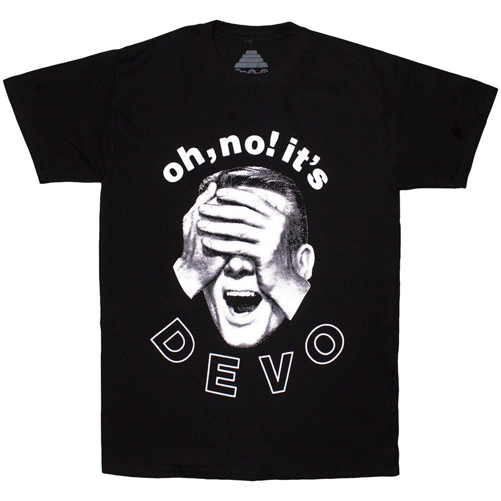 Black - Front - DEVO Unisex Adult Shocked Daddy T-Shirt