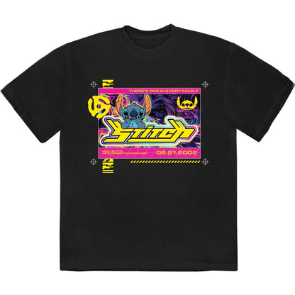 Black - Front - Lilo & Stitch Unisex Adult One In Every Family T-Shirt