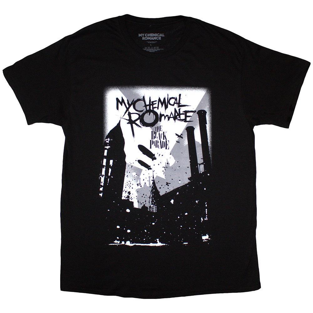 Black - Front - My Chemical Romance Unisex Adult Industry T-Shirt