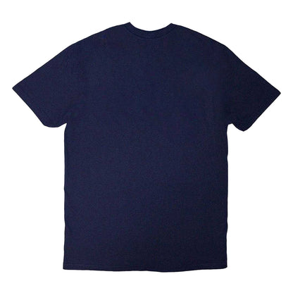 Navy Blue - Back - The Bluetones Unisex Adult Stripe Logo T-Shirt