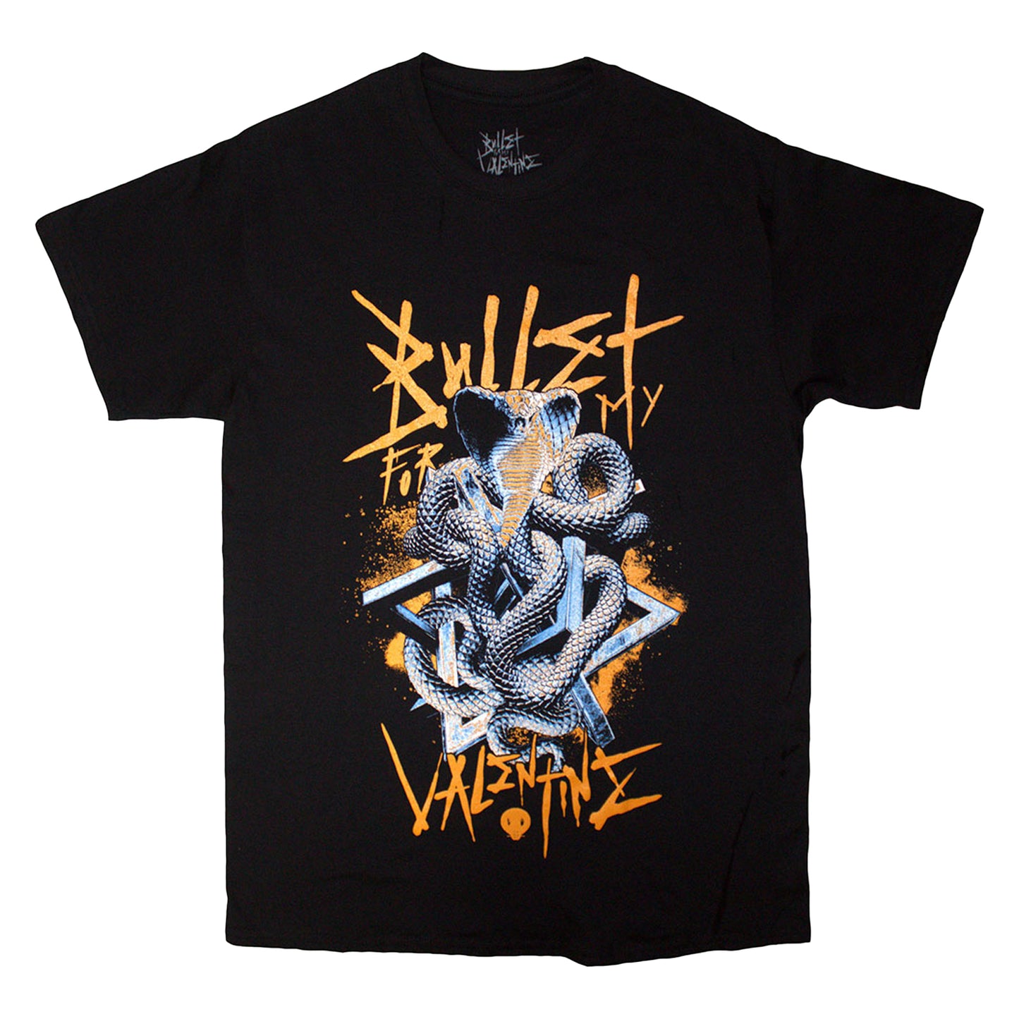 Black - Front - Bullet For My Valentine Unisex Adult Cobra T-Shirt