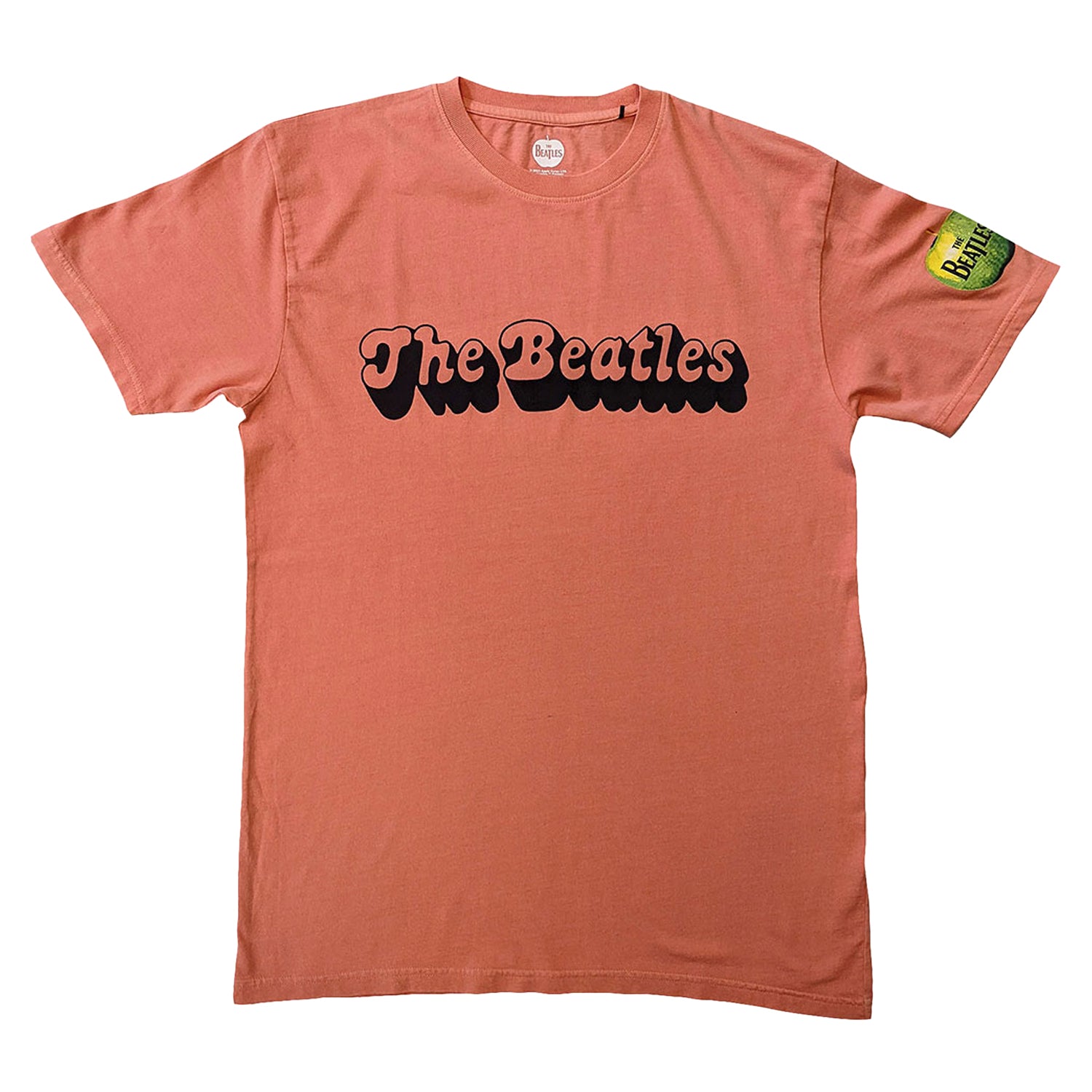 Red - Front - The Beatles Unisex Adult 70s Logo T-Shirt
