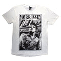 White-Black - Front - Morrissey Unisex Adult Maurice T-Shirt