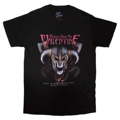Black - Front - Bullet For My Valentine Unisex Adult Viking T-Shirt