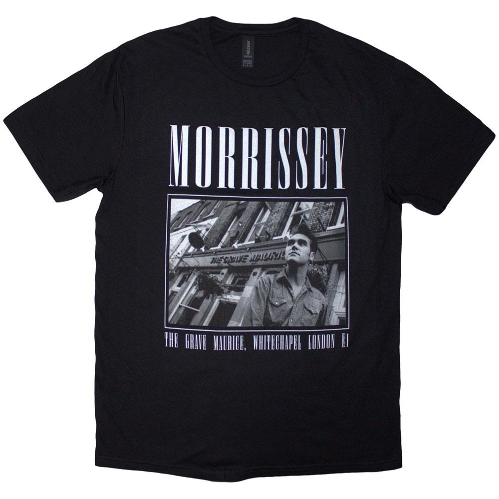 Black - Front - Morrissey Unisex Adult Whitechapel T-Shirt